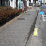 インターロッキング洗浄前