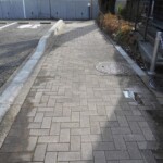 インターロッキングブロック洗浄前