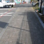 インターロッキングブロック洗浄前