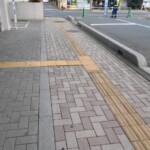 インターロッキングブロック洗浄前