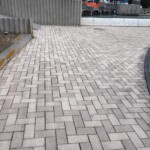 インターロッキングブロック洗浄前