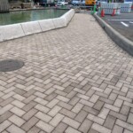 インターロッキングブロック洗浄前