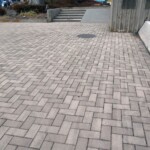 インターロッキングブロック洗浄前