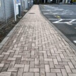 インターロッキングブロック洗浄後