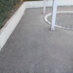 インターロッキングブロック洗浄前